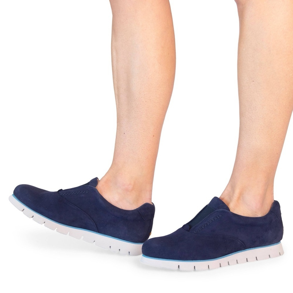 Samuel Hubbard SamSport Sprint Laceless Oxford Navy Size 9.5